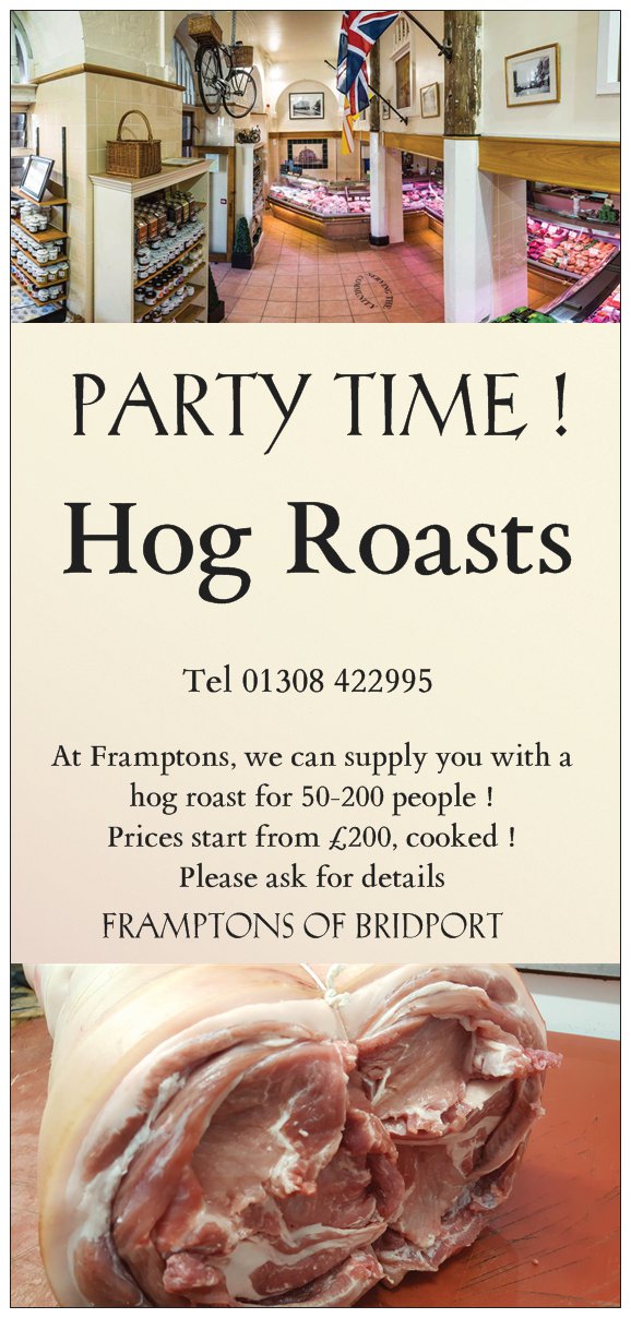 Hog Roasts at Framptons of Bridport